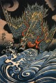 dragón Utagawa Kuniyoshi Ukiyo e